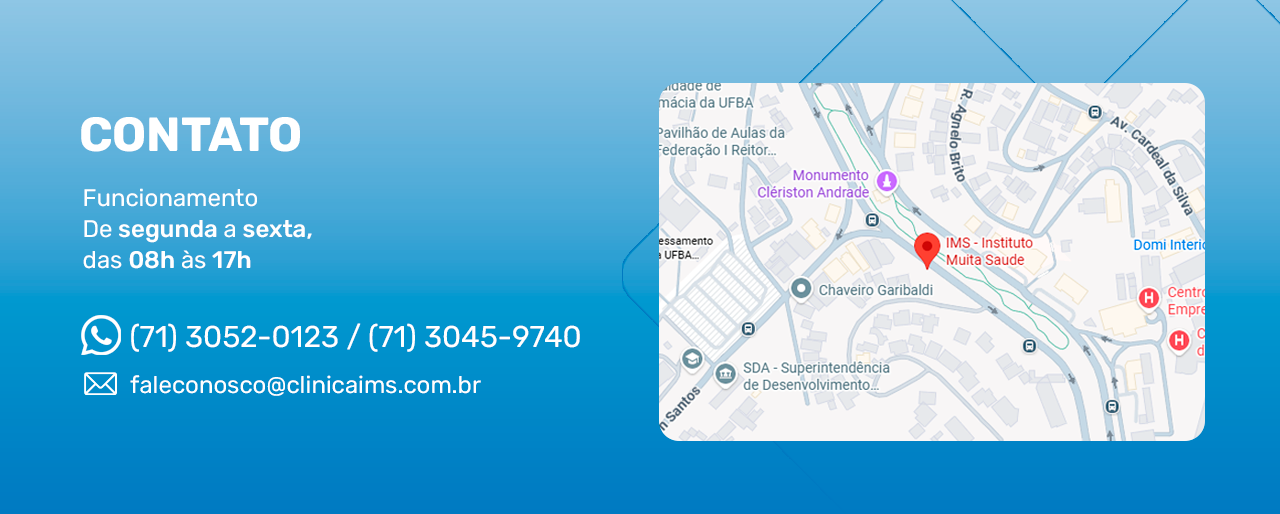 contato e localização da clínica IMS